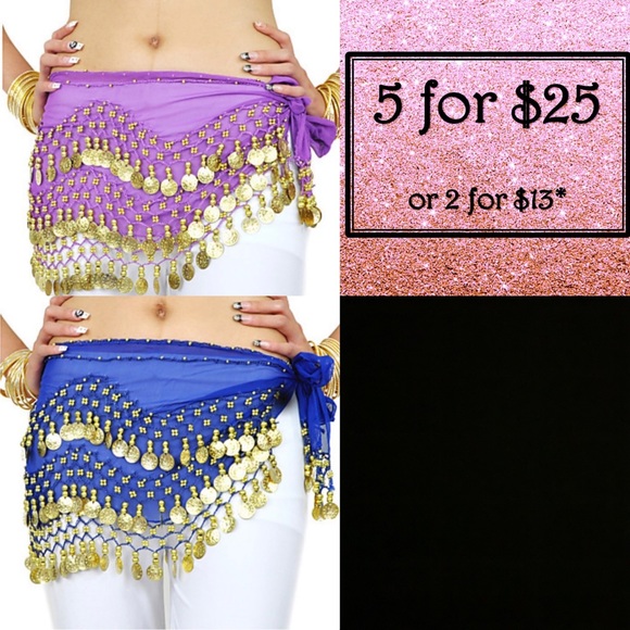 Accessories - 5 FOR $25 Belly Dancing Belt
